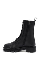Women's Black Zippered Boots | Derimod Women's Black Zippered Boots | Derimod