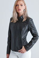 Norma Kadın Deri Ceket | Derimod Norma Kadın Deri Ceket | Derimod