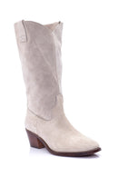 Women's Suede Leather Boots | Derimod Women's Suede Leather Boots | Derimod