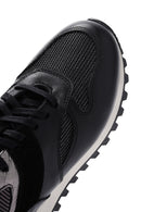 Kadın Siyah Kalın Tabanlı Deri Sneaker | Derimod Kadın Siyah Kalın Tabanlı Deri Sneaker | Derimod