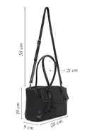 Women's Black Long Strap Shoulder Bag | Derimod Women's Black Long Strap Shoulder Bag | Derimod