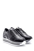 Kadın Yılan Derisi Detaylı Sneaker | Derimod Kadın Yılan Derisi Detaylı Sneaker | Derimod