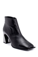 Women's Leather Heel Detailed Boots | Derimod Women's Leather Heel Detailed Boots | Derimod