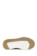 Men's Mink Thick Sole Lace-up Suede Leather Sneaker | Derimod Men's Mink Thick Sole Lace-up Suede Leather Sneaker | Derimod