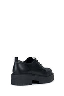 Geox Women's Black Spherica Ec7 Lace-Up Leather Masculine Shoes | Derimod Geox Women's Black Spherica Ec7 Lace-Up Leather Masculine Shoes | Derimod