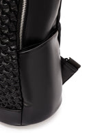 Women's Black Printed Backpack | Derimod Women's Black Printed Backpack | Derimod