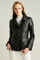Melrose Kadın Deri Ceket | Derimod Melrose Kadın Deri Ceket | Derimod