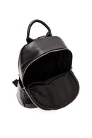 Women's Black Printed Backpack | Derimod Women's Black Printed Backpack | Derimod