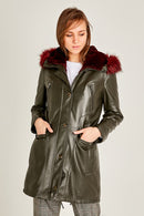 Annamaria Kadın Deri Ceket | Derimod Annamaria Kadın Deri Ceket | Derimod