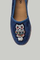 Baykuşlu Mavi Kadın Espadril | Derimod Baykuşlu Mavi Kadın Espadril | Derimod