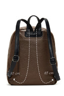 Women's Tan Casual Backpack | Derimod Women's Tan Casual Backpack | Derimod