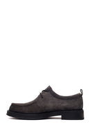 Male Gray Lace-Up Thick-Soled Suede Casual Shoes | Derimod Male Gray Lace-Up Thick-Soled Suede Casual Shoes | Derimod