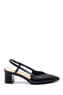 Women's Leather Thick Heeled Shoes | Derimod Women's Leather Thick Heeled Shoes | Derimod