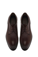 Men's Brown Laced Leather Classic Shoes | Derimod Men's Brown Laced Leather Classic Shoes | Derimod