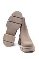Women's Leather Thick Soled Chelsea Boots | Derimod Women's Leather Thick Soled Chelsea Boots | Derimod