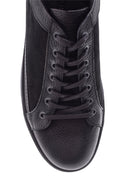 Men's Suede Detailed Leather Sports Shoes | Derimod Men's Suede Detailed Leather Sports Shoes | Derimod