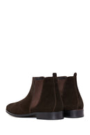 Men's Brown Suede Leather Chelsea Boots | Derimod Men's Brown Suede Leather Chelsea Boots | Derimod
