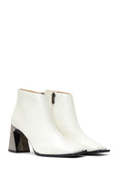 Women's Zippered Heeled Boots | Derimod Women's Zippered Heeled Boots | Derimod