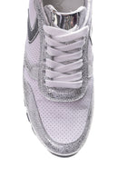 Kadın Gümüş Detaylı Sneaker | Derimod Kadın Gümüş Detaylı Sneaker | Derimod