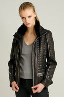 Anabella Kadın Deri Ceket | Derimod Anabella Kadın Deri Ceket | Derimod