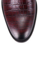 Erkek Kroko Desenli Deri Ayakkabı | Derimod Erkek Kroko Desenli Deri Ayakkabı | Derimod
