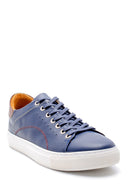 Erkek Dikiş Detaylı Deri Sneaker | Derimod Erkek Dikiş Detaylı Deri Sneaker | Derimod