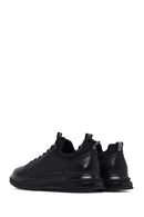 Male Black Lace-Up Leather Sneaker | Derimod Male Black Lace-Up Leather Sneaker | Derimod
