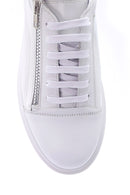 Erkek Fermuar Detaylı Deri Sneaker | Derimod Erkek Fermuar Detaylı Deri Sneaker | Derimod