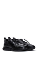 Erkek Siyah Deri Casual Sneaker | Derimod Erkek Siyah Deri Casual Sneaker | Derimod