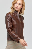 Irma Kadın Kahverengi Mont | Derimod Irma Kadın Kahverengi Mont | Derimod