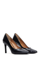 Women's Black Leather Stiletto | Derimod Women's Black Leather Stiletto | Derimod