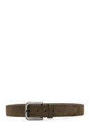 Male Khaki Suede Belt | Derimod Male Khaki Suede Belt | Derimod