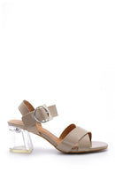Women's Transparent Heeled Sandals | Derimod Women's Transparent Heeled Sandals | Derimod