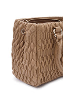 Kadın Camel Uzun Askılı Kapitone Kol Çantası | Derimod Kadın Camel Uzun Askılı Kapitone Kol Çantası | Derimod