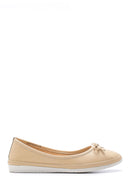 Women's Bow Leather Ballerinas | Derimod Women's Bow Leather Ballerinas | Derimod