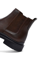 Male Brown Leather Chelsea Boots | Derimod Male Brown Leather Chelsea Boots | Derimod