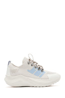 Derimod Zero Women's Grey Thick-Soled Lace-Up Fabric Sneakers | Derimod Derimod Zero Women's Grey Thick-Soled Lace-Up Fabric Sneakers | Derimod