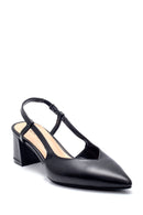 Women's Leather Thick Heeled Shoes | Derimod Women's Leather Thick Heeled Shoes | Derimod