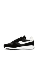 Erkek Siyah Bağcıklı Deri Sneaker | Derimod Erkek Siyah Bağcıklı Deri Sneaker | Derimod