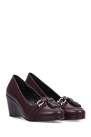 Women's Tassel Detailed Wedge Heeled Shoes | Derimod Women's Tassel Detailed Wedge Heeled Shoes | Derimod