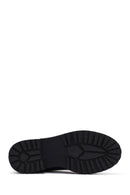 Woman Black Zip Closure Leather Boots | Derimod Woman Black Zip Closure Leather Boots | Derimod
