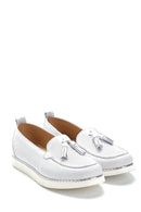 Kadın Deri Püskül Detaylı Loafer | Derimod Kadın Deri Püskül Detaylı Loafer | Derimod