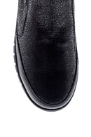 Women's Black Leather Comfort Boots | Derimod Women's Black Leather Comfort Boots | Derimod