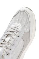 Geox Kadın Beyaz Spherica Bağcıklı Deri Sneaker | Derimod Geox Kadın Beyaz Spherica Bağcıklı Deri Sneaker | Derimod