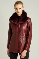 Emily Kadın Deri Ceket | Derimod Emily Kadın Deri Ceket | Derimod