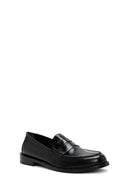 Kadın Siyah Deri Maskülen Loafer | Derimod Kadın Siyah Deri Maskülen Loafer | Derimod