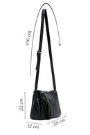Women's Black Crocodile Cross Bag | Derimod Women's Black Crocodile Cross Bag | Derimod