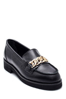 Women's Leather Chain Loafer | Derimod Women's Leather Chain Loafer | Derimod