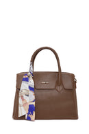 Kadın Taba Uzun Askılı Aksesuarlı Kol Çantası | Derimod Kadın Taba Uzun Askılı Aksesuarlı Kol Çantası | Derimod