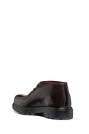 Geox Men's Claret Red Spherica Ec7 Lace-Up Leather Classic Boots | Derimod Geox Men's Claret Red Spherica Ec7 Lace-Up Leather Classic Boots | Derimod